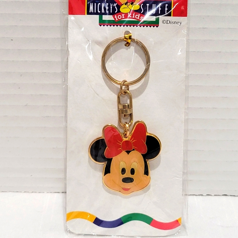 Disney Minnie Mouse Keychain for Kids - Red and Black NWT